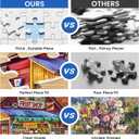 500 Pieces Puzzle for Adults, Country Store Puzzles, Landscape Jigsaw Puzzles, Creative Play Holiday Party Gifts, Fun and Challenging Family Game for Adults Seniors, 20.5x15 in