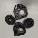 runmade Upper & Lower Radiator Support Mount Rubber Set Compatible with VW Passat Jetta Golf GTI Tiguan Beelte Audi TT A3