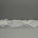 Clear Round Plastic Tablecloth Protector with Lace Around Waterproof Oil-Proof PVC Table Cloth Stain-Resistant Wipeable Table Cover for Round Table