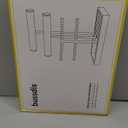 bussdis 3 Tier Bracelet Holder Display - Detachable T Bar White Velvet Bracelet Holder, Jewelry Holder Organizer for Bracelet, Necklace, Earrings, Rings (Large)