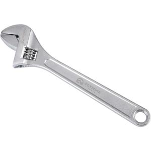 Olympia Tools 10" Adjustable Wrench, Heavy Duty Drop Forged Steel, Chrome Plated, Precision Machined Jaws, Rust Resistant