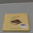 ENVYCLOUD CD Player Portable with Dual Stereo Speakers, Rechargeable Portable CD Player with Bluetooth for Home with Headphones, Support CD/AUX/USB, White