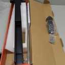 BEAMNOVA Vertical Rod 27.5 Inch Door Panic Bar Exit Device Commercial Door Push Bar Lock Set Gate Roller Strike Plate End Cap Emergency Accessories Metal Parts, Black