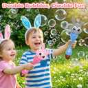 Bubble Machine for Kids, 2 Pack Bunny Bubble Wands, Automatic Rabbit Bubble Blower,Outdoor Bubble Toys Summer Pool Party Beach Gift for Age 3 4 5 6 7 8 Years Old Boys Girls