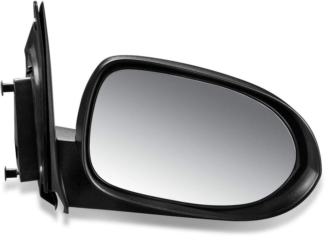 DNA Motoring OEM-MR-CH1321264 Factory Style Manual Right Side Door Mirror