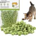 HavenJanny 120g Cat Grass Treats for Indoor Cats, Freezed Dried Cat Grass Teething Stick Snacks for Cats, Edible Feline Chew Toys for Hairball Control and Oral Health