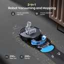Robot Vacuum and Mop Combo, 2 in 1 Robot Vacuum Cleaner with WiFi/App, Smart Robotic Vacuums with Strong Suction, Schedule, Self-Charging, Slim, Quiet, Ideal for Hard Floor, Pet Hair, Low Pile Carpet