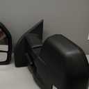 Pair Set Towing Mirrors Compatible with 1999-2016 Ford F250 F350 F450 F550 Super Duty Truck Side Tow Mirrors with Turn Signal and Auxiliary Lamp (Black)