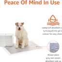Amazon Basics Carbon Odor-Control Dog and Puppy Pee Pads, 5-Layer Leak-Proof Super Absorbent, Quick-Dry Surface, Potty Training, X-Large (28x34"), 50 Count, Gray