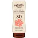 Hawaiian Tropic Sheer Touch Lotion Sunscreen, Moisturizing Broad-Spectrum Protection, SPF 30, Sun, Mango, 8 Oz