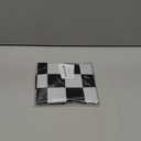 12 Pcs 18 Inch Black and White Checkered Balloons, Car Wheel Balloons Checkered Race Car Balloons Wheel Foil Balloons for Racing Theme Birthday Party Decoration Supplies