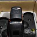 Under Desk Elliptical Machine Pedal Exerciser Elliptical Trainer, LCD Monitor Elliptical Stepper with Remote Control Elliptical Fitness