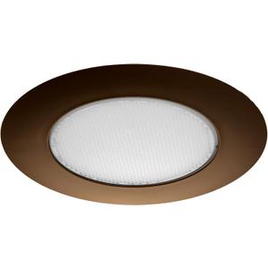NICOR Lighting 6 inch Oil-Rubbed Bronze Recessed Shower Trim with Albalite Lens (17505OB)