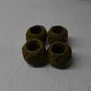 4 Pcs 4 x 4 x 3 Inch Mossy Cave Hide Green Reptile Mossy Hideout Humidity Crested Gecko Hide for Turtle Spider Lizard Frog Crested Gecko Chameleon