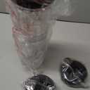 Blender Replacement Parts for Ninja, 24oz Ninja Blender Cups with To-Go Lids, 7 Fins Extractor Blade, Compatible with Nutri Ninja Auto iQ Blenders BL2012 BN801 BL480-30 BL640-30 BL642-30 NN100-30