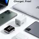 2026 5W Fast Charging for Apple Watch Charger, Upgraded USB C 35W Foldable Charger for iPhone iWatch, Magnetic Braided Charging Cable for Ultra 3/Ultra 2/Series 11/10/9/8/7/SE 2-3.3FT