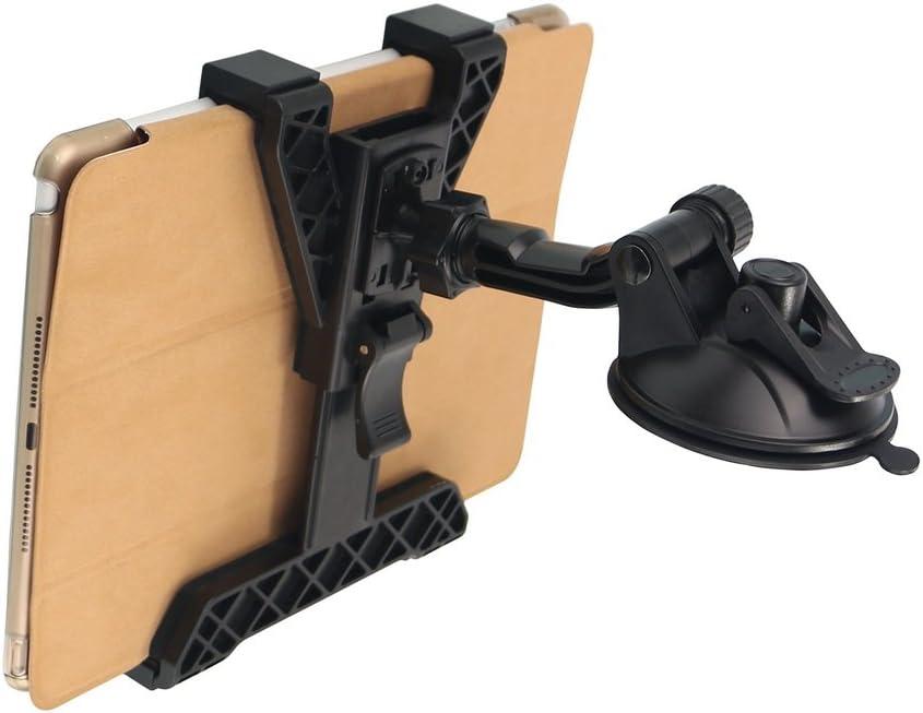 OHLPRO Tablet Holder for Car Dashboard, Universal iPad Mount for Truck Windshield Suction Cup Car Holder with Large Clamp for All 6"-10.5" Apple iPad Samsung Galaxy Tab Tablet, Black