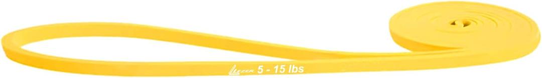 LEZER Resistance Bands - Pull Up Bands for Home Gym Fitness, Stretching, Physical Therapy & Training - Includes Instruction (01 - Yellow)