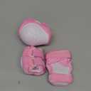 Kids Protective Gear Set, Knee and Elbow Pads with Wrist Guards for Ages 3-8 Year Toddler, 3 in 1 Enhanced Material Protective for Skating Cycling Bike Roller Scooter, Includes Organizer Bag (Pink)