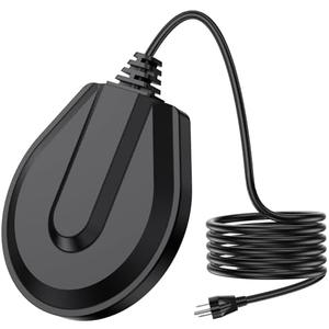 Tiflev Bird Bath Heater with 10ft, Utility Submersible Aluminum Cast De-Icer Chicken Water Heater for Birdbaths in Winter (50W)