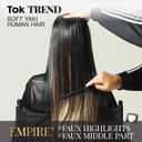 Sensationnel Empire yaki human hair - Tangle Free Weaving for Quick Weave and Sew in Styles for Faux Highlights and Fauxmiddlepart Leave Out - 1 Pack (10 inch, 1 JETBLACK)