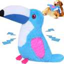 ClawClawHome Dog Toys Plush,Squeaky Dog Toys,Cute Tantou Plush Toy for Small Dogs,Soft Stuffed Interactive Chew Toys to Keep Them Busy (Blue)