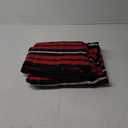 Buffalo Plaid Area Rug - 4 x 6 Ft, Black and White Checkered, Washable Cotton, Ideal for Front Porch, Kitchen, Entryway, Patio, Bathroom