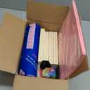 American Mahjong Tiles Set, 166 White Tiles Game with Noise Reducing Mahjong Mat with Storage Bags, 4 Racks, Scoring, Plastic Coins Dices Portable Travel Mahjong Game Set for Adults & Beginners