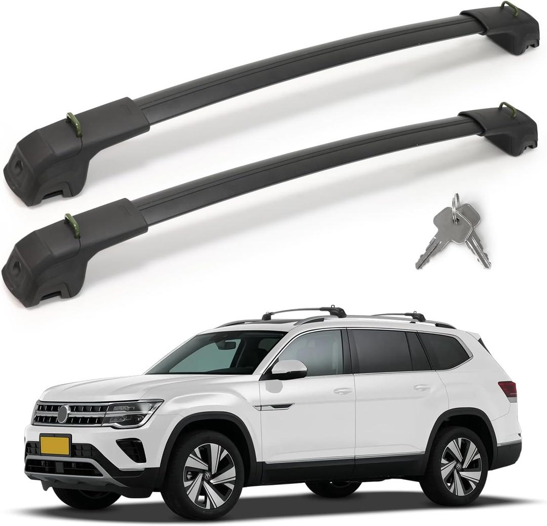 360LBS T-Slot Roof Rack Cross Bars Compatible with VW Atlas 2017-2026