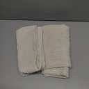 Mecatny Corduroy Throw Pillow Covers 20x20 Set of 2, Neutral Decorative Soft Boho Couch Pillow Covers with Broadside for Sofa Living Room, Cream White