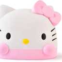 Prettyia Kawaii Pink Kitty Tissue Box for Living Room Bedroom Bathroom car Office,Tissue Dispenser Box, Table Decoration, 6.8 x 6.7 x 6.6