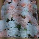 2pcs Large Artificial Flowers Centerpieces Decor for Tables Floral Arrangement Bouquet for Wedding Reception Aisle Ceremony Party Flowers Balls (Without Stand) (2pcs 15'' Pink)