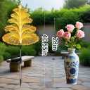 Solar Christmas Tree Lights Outdoor, 7-Color Changing Jellyfish Lights with 5-Layer Fiber Optics, IP65 Waterproof Pathway Decor for Yard Lawn Patio (3Pack)