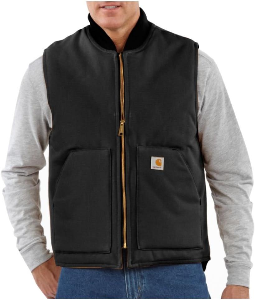 Carhartt Men's Duck Vest (Medium, Black)