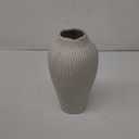 Ceramic Vase for Home Decor,11.6 Inch Flower Vase,Decorative Blue Vase for Pampas Grass,Modern Art Texture Vase for Home Entryway Living Room Dining Table Farmhouse Office Decor(Grey) (Gray)
