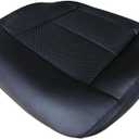 Black Driver Bottom Leather Cover Replacement for 2010-2014 E350 Leather w/Perforated Insert
