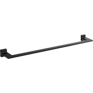 Delta Faucet Pivotal 30 inch Towel Bar, Matte Black, Bathroom Accessories, 79930-BL