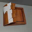 Baby Shower Boxes for Birthday Party Decorations - 4 Wood Grain Brown Blocks with BABY Letter, Printed Letters, First Birthday Centerpiece Decor, Teddy Bear Baby Shower Supplies, Gender Reveal Backdrop