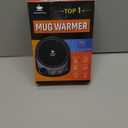 Coffee Mug Warmer - Fastest Heating & Highest Temperature, Coffee Cup Warmer for Desk Auto Shut Off, 4 Temp Settings & 1-12H Timer, Smart Electric Beverage Warmer for Coffee, Tea (Black)