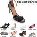 2 x Metatarsal Pads for Women's High Heel Shoes (Black + Biege + Clear - 3 Pairs)