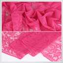 Ladiery Women's Floral Lace Scarf Shawl with Tassels, Soft Mesh Fringe Wraps for Wedding Evening Party Dresses