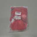 Christmas Lingerie for Women Santa Teddy Lingerie 3 Piece Bra and Panty with Garter Belt Set Suede Velvet Babydoll (One Size, Style 4-red)