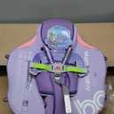 Mambobaby Float Baby Float with Canopy & Tail Non-Inflatable Infant Pool Floats Adjustable Safety Strap Toddler Swim Trainer (Purple)