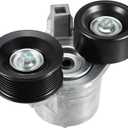 X AUTOHAUX Serpentine Drive Belt Tensioner Idler Friction Wheel for Ford F-250 Super Duty 1999-2002 for Ford F-250 Super Duty 2003 Idler Pulley AC Belt Tension No.F8UZ6B209CA