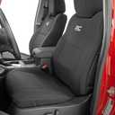Rough Country Neoprene Seat Covers for Nissan Frontier Crew Cab (2022-2024) - Waterproof & UV Resistant, Foam Padded, Front & Rear Seat Cover Set