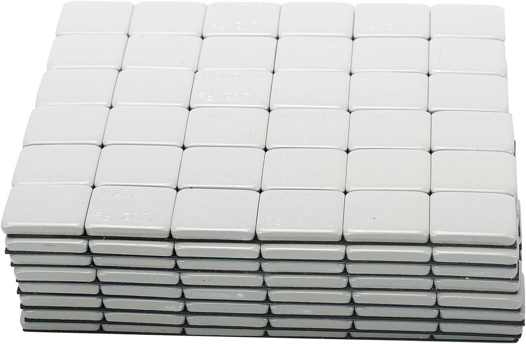 1/2 oz 0.5 oz Grey Wheel Weights Stick-on Adhesive Tape Weight 288pcs (Gray)