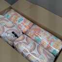 The Honest Company Comfort Dry Disposable Daytime Diapers, Hypoallergenic, Fragrance-Free, Sensitive Skin, Wingin' It + Catching Rainbows, Super Club Box Size 5 (27+ lbs), 84 Count
