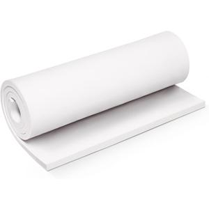 White Foam Sheets Roll, Premium Cosplay EVA Foam Sheet10mm Thick,13.9"x39",High Density 86kg/m3 for Cosplay Costume, Crafts, DIY Projects by MEARCOOH
