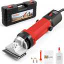 Horse Clippers, 600W Professional Heavy Duty Horse Body Clippers, 6-Speeds Large Livestock Clippers for Body Clipping Horse Equine Cattle and Thick Coat Animals