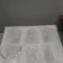 Set of 6 11.8 oz Clear Drinking Glass with Straws 340 ml Iced Tea Beer Cups Heat Resistant Kitchen Glassware for Juice, Beverage, Cocktail, Coffee, Soda